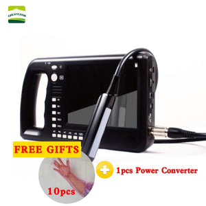 7 Inch LCD Screen Portable Veterinary Ultrasound Scanner Cattle Cow Pig sheep Horse farm Ultrasound pregnancy testing Machine
