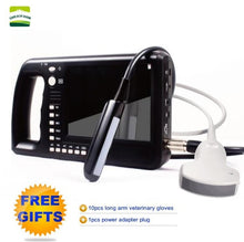 Load image into Gallery viewer, 7 Inch LCD Screen Portable Veterinary Ultrasound Scanner Cattle Cow Pig sheep Horse farm Ultrasound pregnancy testing Machine
