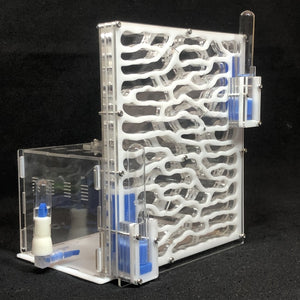 DIY Large Acrylic Ant Farm with Feeding Area Big Ants House Ant Nest Villa Insect Pet Anthill Workshop 6 Layers  19.5*15*22cm