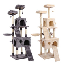 Load image into Gallery viewer, Domestic Delivery Cat Jumping Toy with Ladder Scratching Wood Climbing Tree for Cat Climbing Frame Cat Furniture Scratching Post

