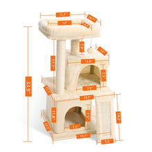 Load image into Gallery viewer, Domestic Delivery Cat Jumping Toy with Ladder Scratching Wood Climbing Tree for Cat Climbing Frame Cat Furniture Scratching Post
