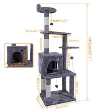 Load image into Gallery viewer, Domestic Delivery Cat Jumping Toy with Ladder Scratching Wood Climbing Tree for Cat Climbing Frame Cat Furniture Scratching Post
