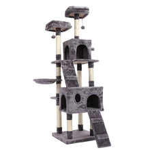 Load image into Gallery viewer, Domestic Delivery Cat Jumping Toy with Ladder Scratching Wood Climbing Tree for Cat Climbing Frame Cat Furniture Scratching Post
