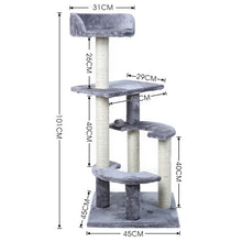 Load image into Gallery viewer, Domestic Delivery Cat Jumping Toy with Ladder Scratching Wood Climbing Tree for Cat Climbing Frame Cat Furniture Scratching Post
