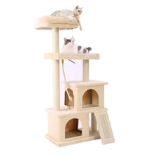 Load image into Gallery viewer, Domestic Delivery Cat Jumping Toy with Ladder Scratching Wood Climbing Tree for Cat Climbing Frame Cat Furniture Scratching Post
