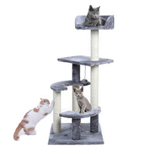 Load image into Gallery viewer, Domestic Delivery Cat&#39;s Tree Tower Pets Play Tree Scratching Tree arbre a chat  Climbing Jumping Toy Frame Pets rascador gato
