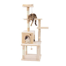 Load image into Gallery viewer, Domestic Delivery Cat&#39;s Tree Tower Pets Play Tree Scratching Tree arbre a chat  Climbing Jumping Toy Frame Pets rascador gato
