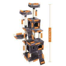 Load image into Gallery viewer, Domestic Delivery Cat&#39;s Tree Tower Pets Play Tree Scratching Tree arbre a chat  Climbing Jumping Toy Frame Pets rascador gato
