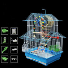 Load image into Gallery viewer, Luxury House Parrot Bird Cage Thrush Bird Pearl Bird Pet Bird Cage Metal Build Bird Nest E11375
