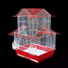 Load image into Gallery viewer, Luxury House Parrot Bird Cage Thrush Bird Pearl Bird Pet Bird Cage Metal Build Bird Nest E11375
